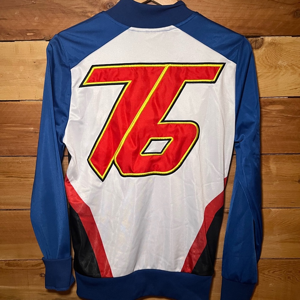 Overwatch Soldier Blue and White Jacket with Red 76 Graphic